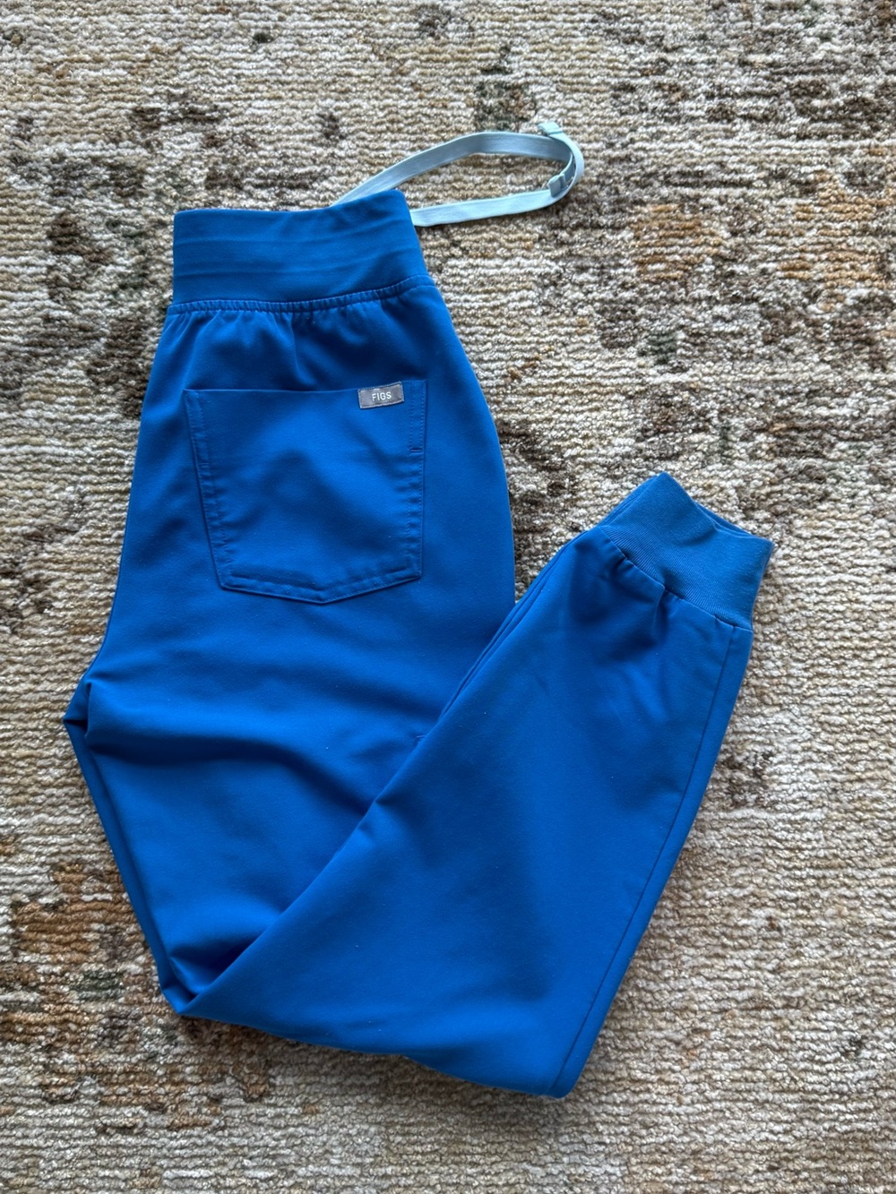 FIGS Royal Blue high waisted jogger scrub pant - XS/P